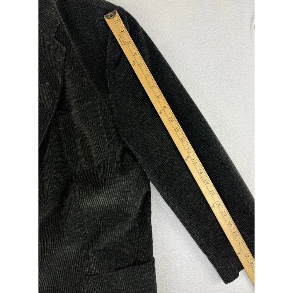 Peter Barton For Bigsby & Kruthers 3 Button Front Sport Coat Blazer Corduroy 46T